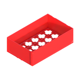 Render of MODULITH 270 Gridfinity Decor Drawer - 2W-1.5H